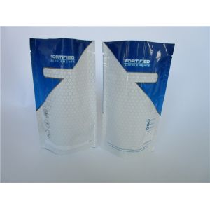 China Reusable Whey protein powder nutrition zipper food package bag on sale