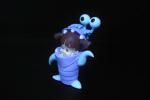 Mini Girl Little Collectible Toys Two Inch Long Purple Color For Kids Collection