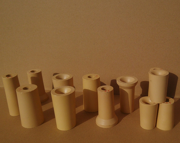 Bending Processing Service Refractory Zirconia Nozzle Core For Steel Ladle Firebrick