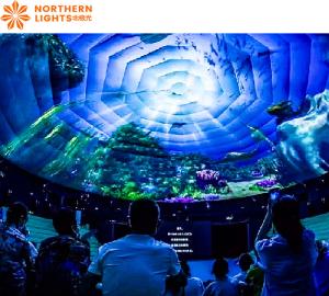 China Immersive Projection Dome Theater Holographic Projector For Hotel Decoration factory