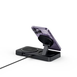 Type C Interface Wireless Charger with 15W Cell Phone Output Multifunctional