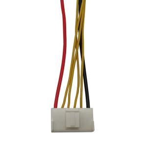 China 4 Pin Cable Wire Harness IDE Male To Dual SATA 15 Pin 6.1in factory