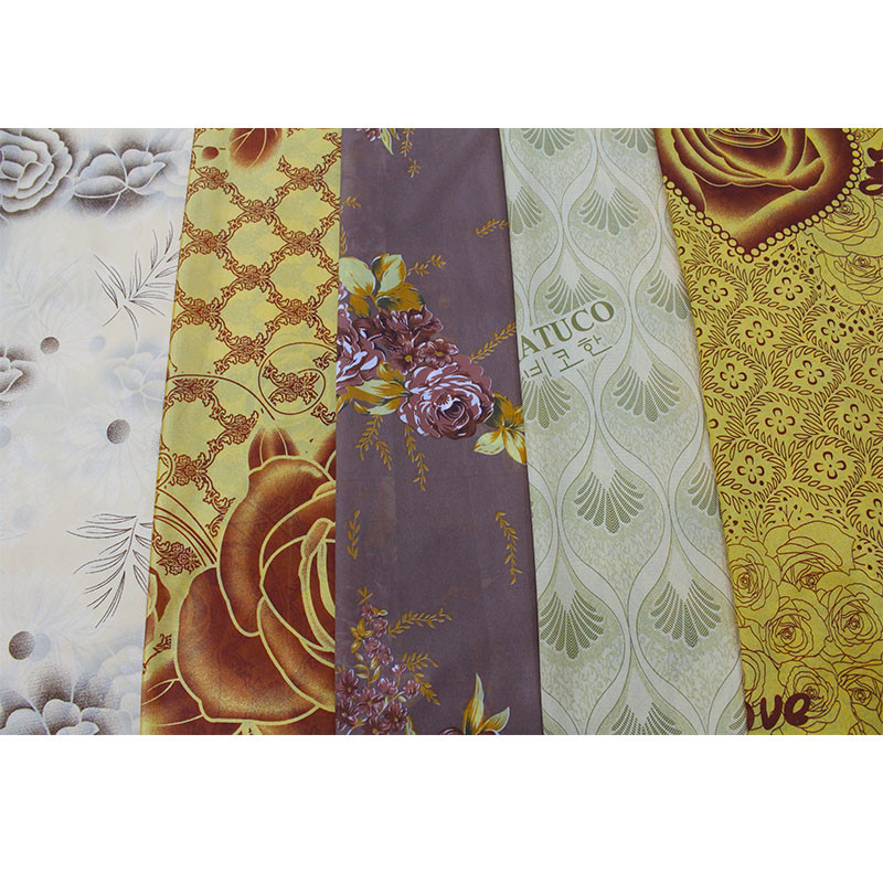 Polyester Warp Knitted Printed Mattress Quilting Fabric Customized 120gsm