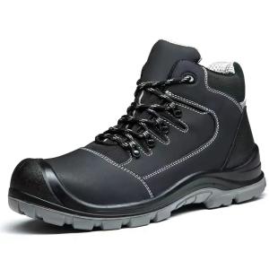 China S3 Security Work Boots Waterproof Ankle High Work Boot With Steel Toe factory