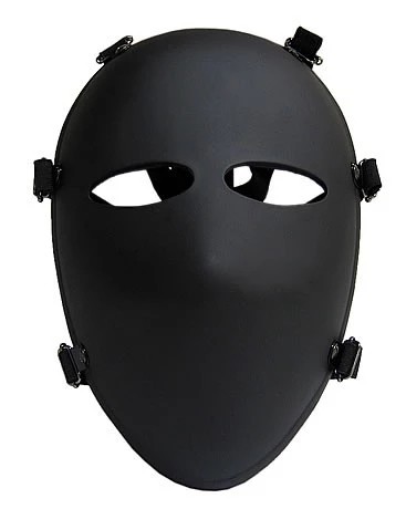 Anti Riot Bulletproof Equipment PE Full Face Shield 280mm*185mm