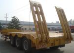 Transport 60000kg Low Bed Semi Trailer JOST Lowboy Semi
