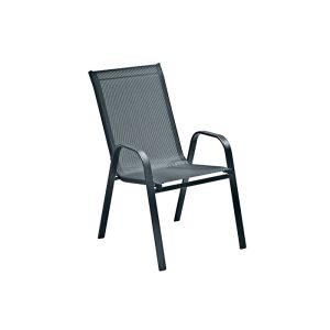 Portable Textilene Stacking Garden Chairs For Outdoor And Indoor