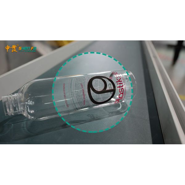 Printing samples on glass bottles
