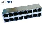 Stacked Magnetic RJ45 Jack