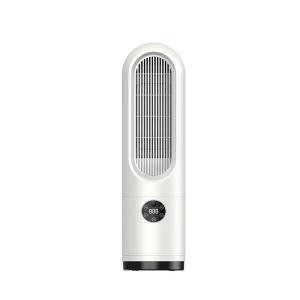 China Hotel Portable 52*15 CM Digital Electric PTC Ceramic Tower Fan Heater Space Heater factory