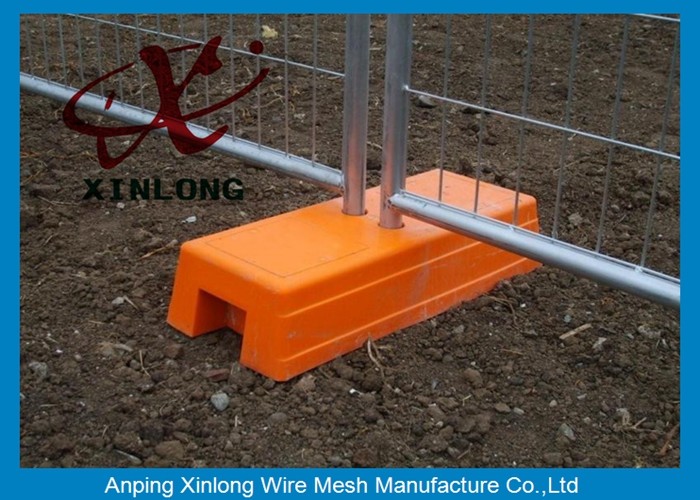 Orange Customized Temporary Fence Panels For Environmental Protection Areas