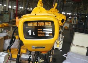 China 3 Phase 1 Ton Eletric Chain Hoist With FEC Chain Schneider Contactor factory