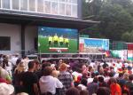 Digital Outdoor LED Billboard , Stage Background Multimedia thin LED display