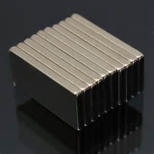 China Sintered ndfeb magnets Block ndfeb magnet 25x10x2mm thin magnet factory