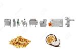 Dehydrated Coconut Chips Making Machine Drying Crunchy Chips CE Certification