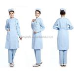 100% Cotton Hospital Scrubs Long Sleeve Medical Nursing Scrubs