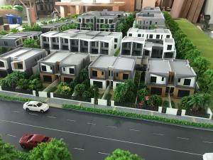 China Acrylic Plastic Architecture House Model For Townhouse Displaying 1 / 100 Scale factory