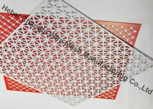 China Powder Coated Slot Cold Rolled Plate Perforated Metal Mesh Screen factory
