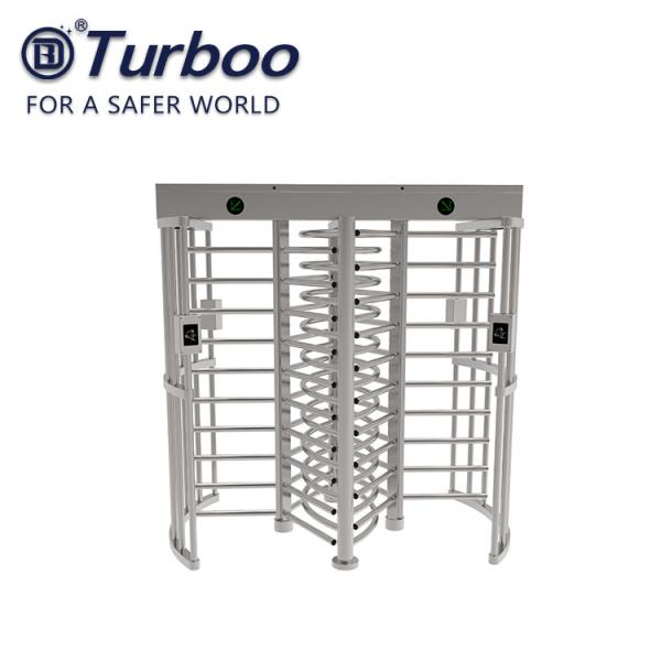 RFID Facial Barcode Recognition Full Height Turnstile / SUS304 Full Height Gate