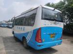 Used Shuttle Vans Floding Door 19 Seats White Color 6 Meters Front Engine Wiht A