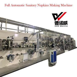 China Women Hygienic Tampons Auto Splicing Sanitary Napkin Machine factory