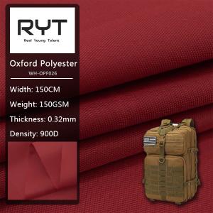 China 900D 100% Polyester Waterproof Durable Fabric For Luggage Furnishing Item factory