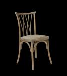 Vintage X Cross Back Wood Chair for Hotel Wedding Event Restaurant Banquet