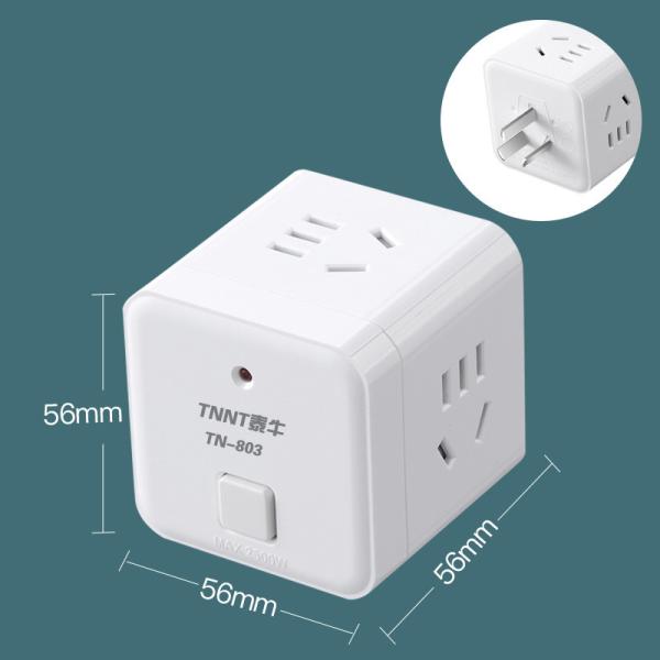 China Home Extension 3 Outlets Power Socket PC PP Material factory