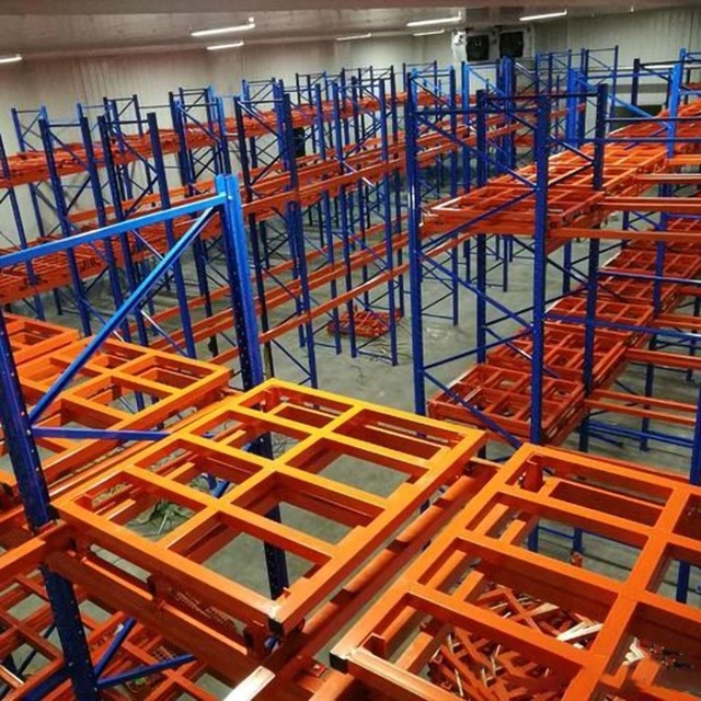 China Warehouse Push Back Racking System Customized Pushback Racking System factory