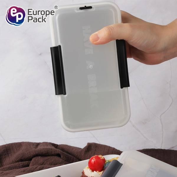 Custom Logo High Quality Portable PP Plastic Lunch Box Food Crisper Plastic