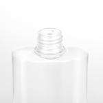 Transparent Plastic Screw Top Jar 70mm Width Airless Leakproof