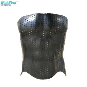 China Black Thermoplastic Spine Back Support Brace Moldable For Posture factory