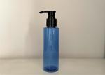 Toner Skin Care 120ml Bule Cylinder PET Bottle With Screw Cap
