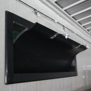 China 800*330mm Curved Chicken House Air Inlet Evaporative Cooling System CE SGS factory
