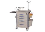 Nurse Medical Crash Cart , Multi-Purpose Resuscitation Trolley
