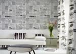 Mediterranean European Style Wallpaper Contemporary And Contracted TV Wall