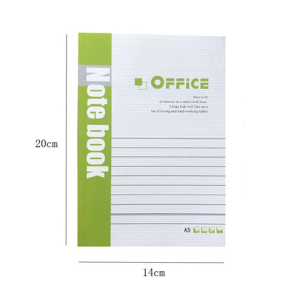 32k School Cute Stationery Flower Printed Paper Kraft Notebooks Soft Cover Customized