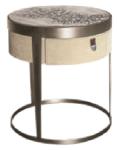 Polished Smooth Hotel Bedroom Furniture Set Creative Round Coffee Table