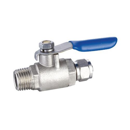 factory quality Water Oil Gas Male Brass Mini Ball Valve Male Threaded Brass