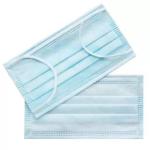 Food Industry Non Woven Face Mask Durable Anti Dust Three Layer Folding