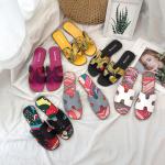 BS116 Summer Women'S Shoes New Korean Style Flat-Toe Flat Slippers Women'S Flat