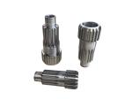Hardness Treatment Mining Machinery 200mm Large Spur Gears Shaft With Spline