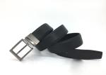 Double Sides Rotatable Pin Buckle Mens Reversible Belt