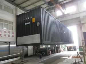 China Black Liquid Asphalt Storage Tanks Insulated Hot Asphalt Heating Tank factory