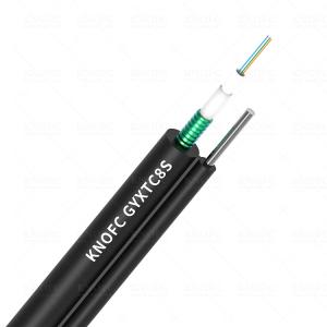 China Figure 8 G652D GYXTC8S 12 Core Optic Fiber Cable factory