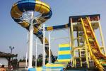 Outdside Giant Boomerang Fiberglass Water Slide For 6 Person , Water Park Tower