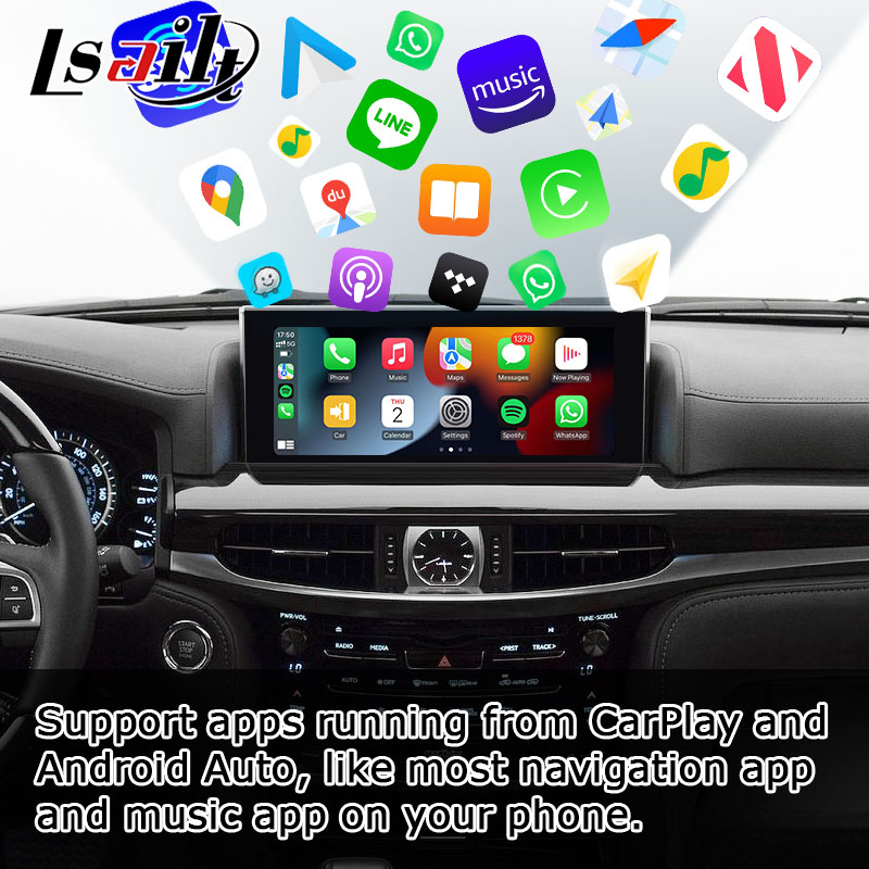 Lexus LX570 LX450d wireless carplay android auto multimedia interface screen mirroring Lsailt
