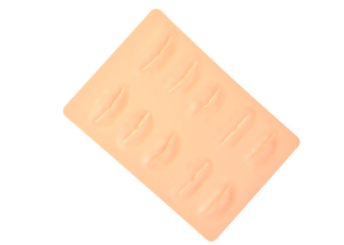 Professional 3D & 4D Soft Silicon Lips Permanent Makeup Practice Skin For Tattoo PMU Training Sheet