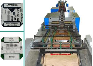 China Automatic Multi Color Printing Valve Paper Bags Manufacturing Machine For PE or PVDF Powder factory