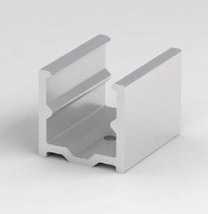 China Aluminium Neon Flex Mounting Clips For Led Black Neon factory
